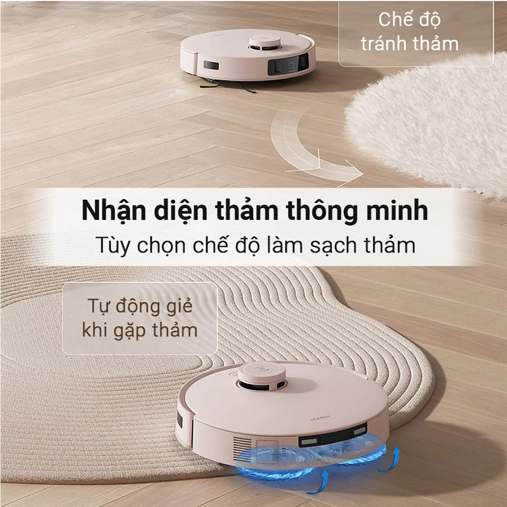 Robot Hút Bụi Lau Nhà Ecovacs T30 PRO OMNI - Trắng 15