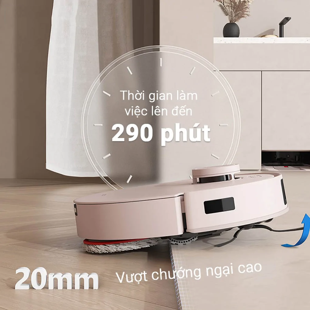 Robot Hút Bụi Lau Nhà Ecovacs T30 PRO OMNI - Trắng 16