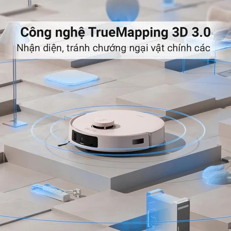 Robot Hút Bụi Lau Nhà Ecovacs T30 PRO OMNI - Trắng 17