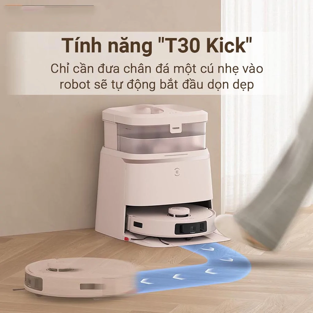 Robot Hút Bụi Lau Nhà Ecovacs T30 PRO OMNI - Trắng 19
