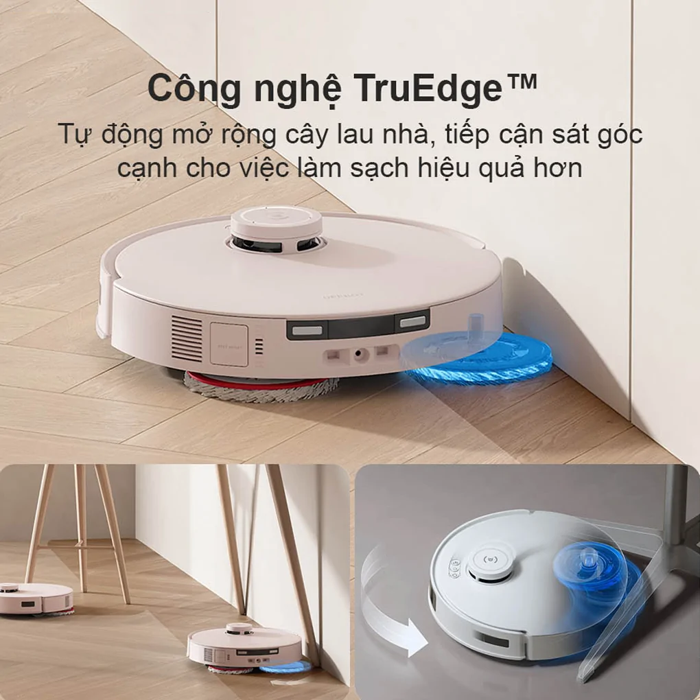 Robot Hút Bụi Lau Nhà Ecovacs T30 PRO OMNI - Trắng 8