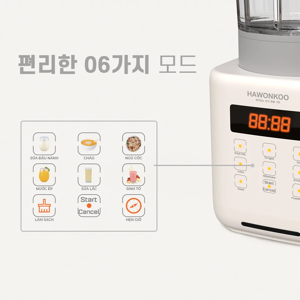 Máy Làm Sữa Hạt Hawonkoo SMH-175 13