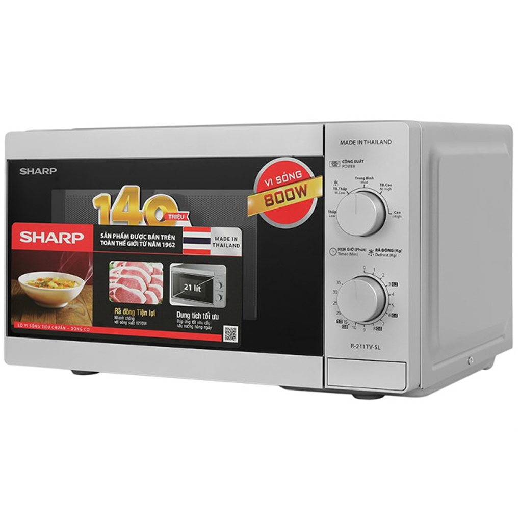 Lò Vi Sóng Sharp R-211TV-SL 21 Lít - Thái Lan 1