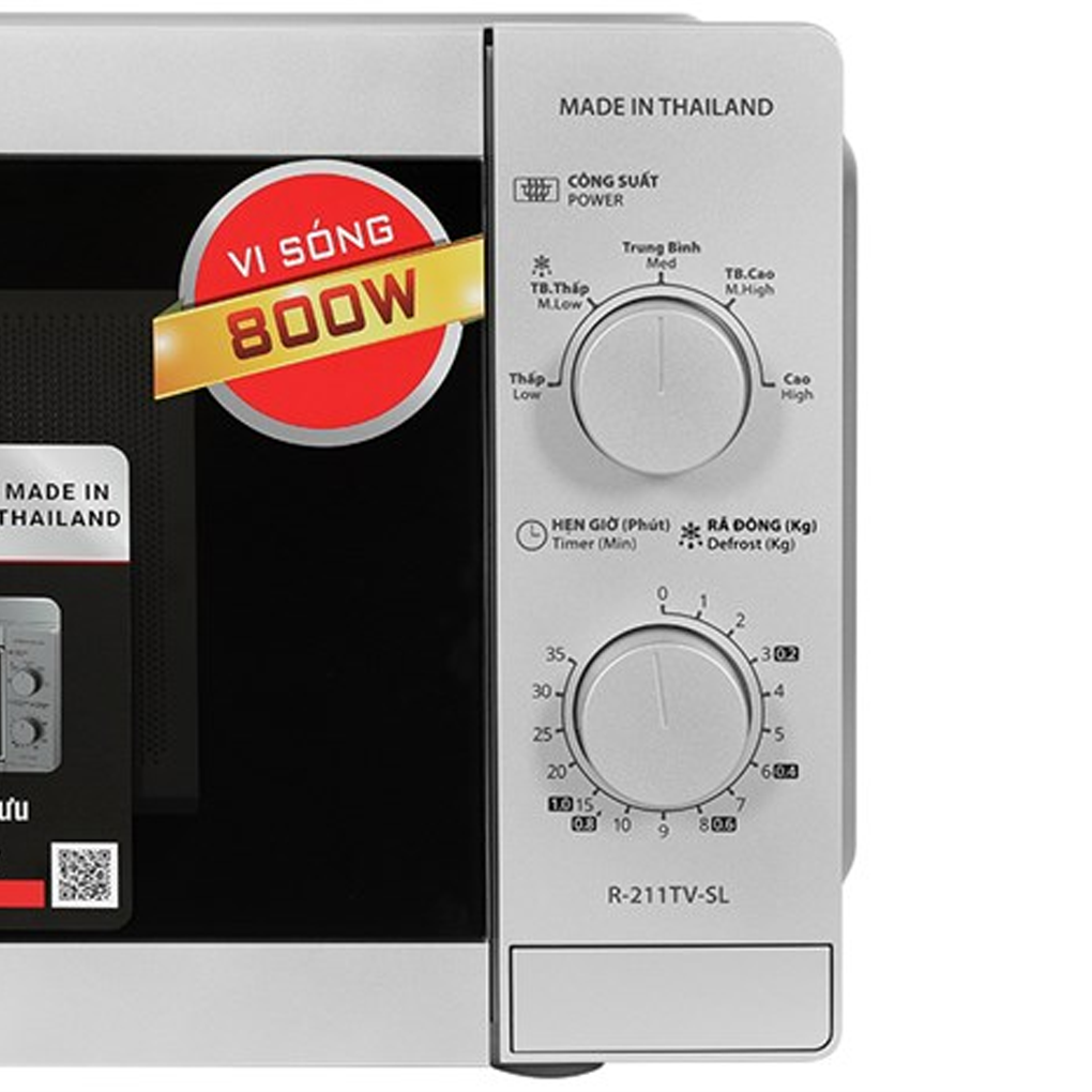 Lò Vi Sóng Sharp R-211TV-SL 21 Lít - Thái Lan 2