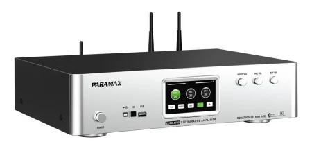 Amply Karaoke Tích Hợp Vang Số Và Micro Không Dây Paramax EURO A700 (Silver) 0
