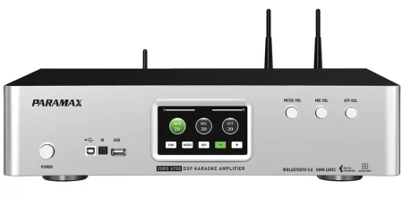 Amply Karaoke Tích Hợp Vang Số Và Micro Không Dây Paramax EURO A700 (Silver) 1