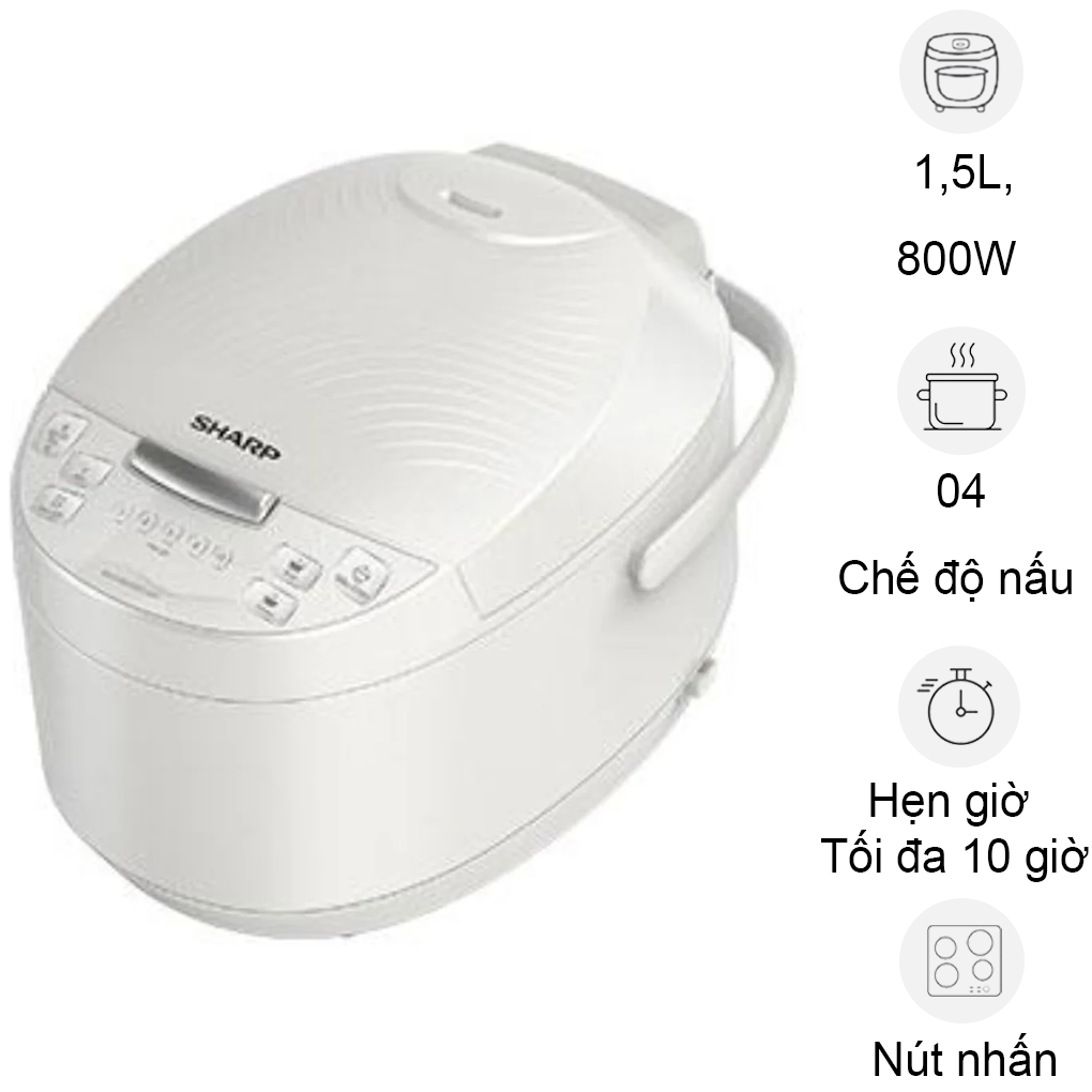 Nồi Cơm Điện Tử KS-COM150EV-WH 1.5 Lít