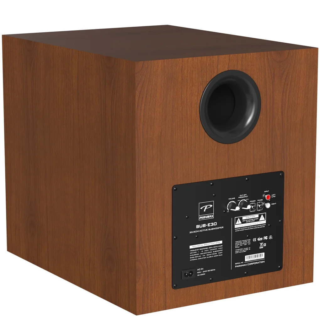 Loa Siêu Trầm Điện Paramax 12 Inch SUB-E30 (Cherry) 2
