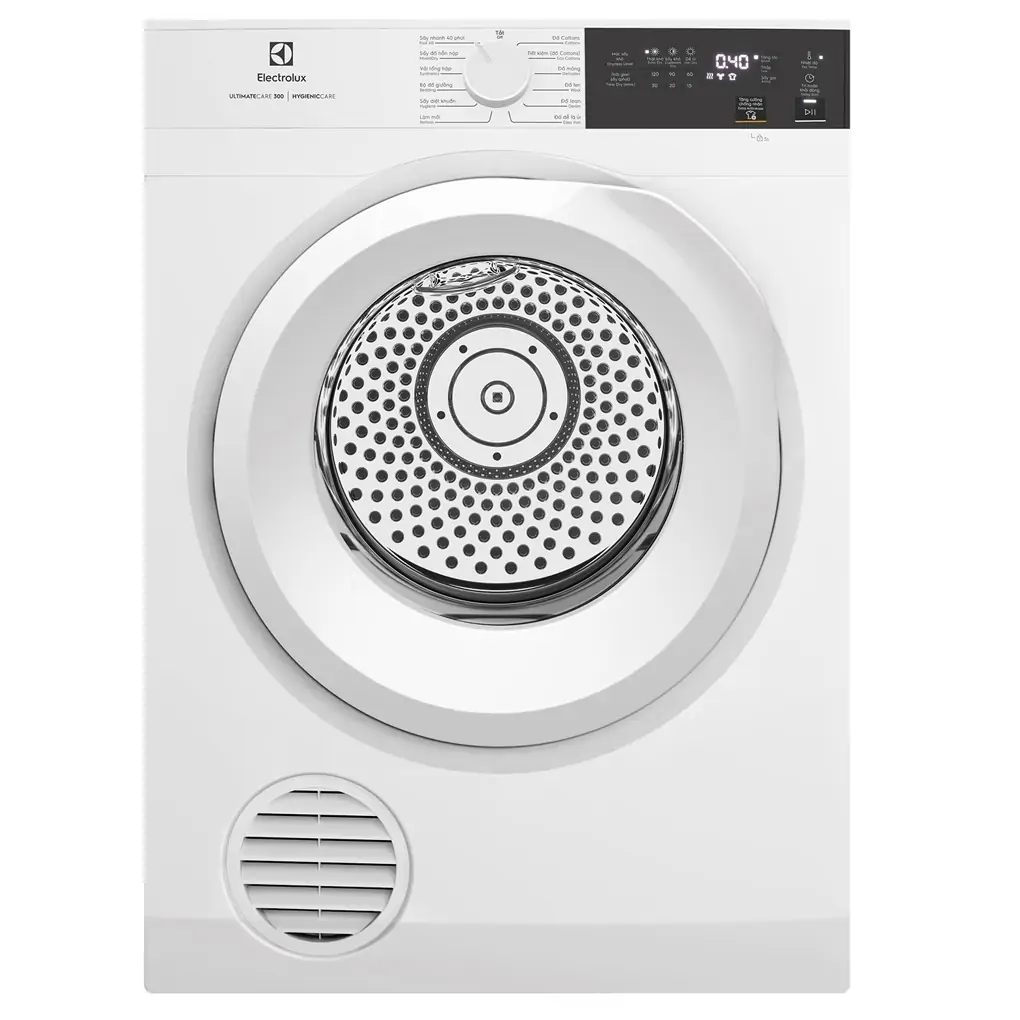 Máy Sấy Thông Hơi Electrolux 8 Kg EDV804H3WC