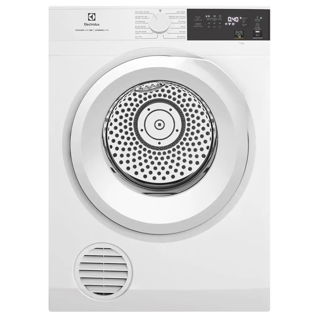 Máy Sấy Thông Hơi Electrolux 9 Kg EDV904H3WC