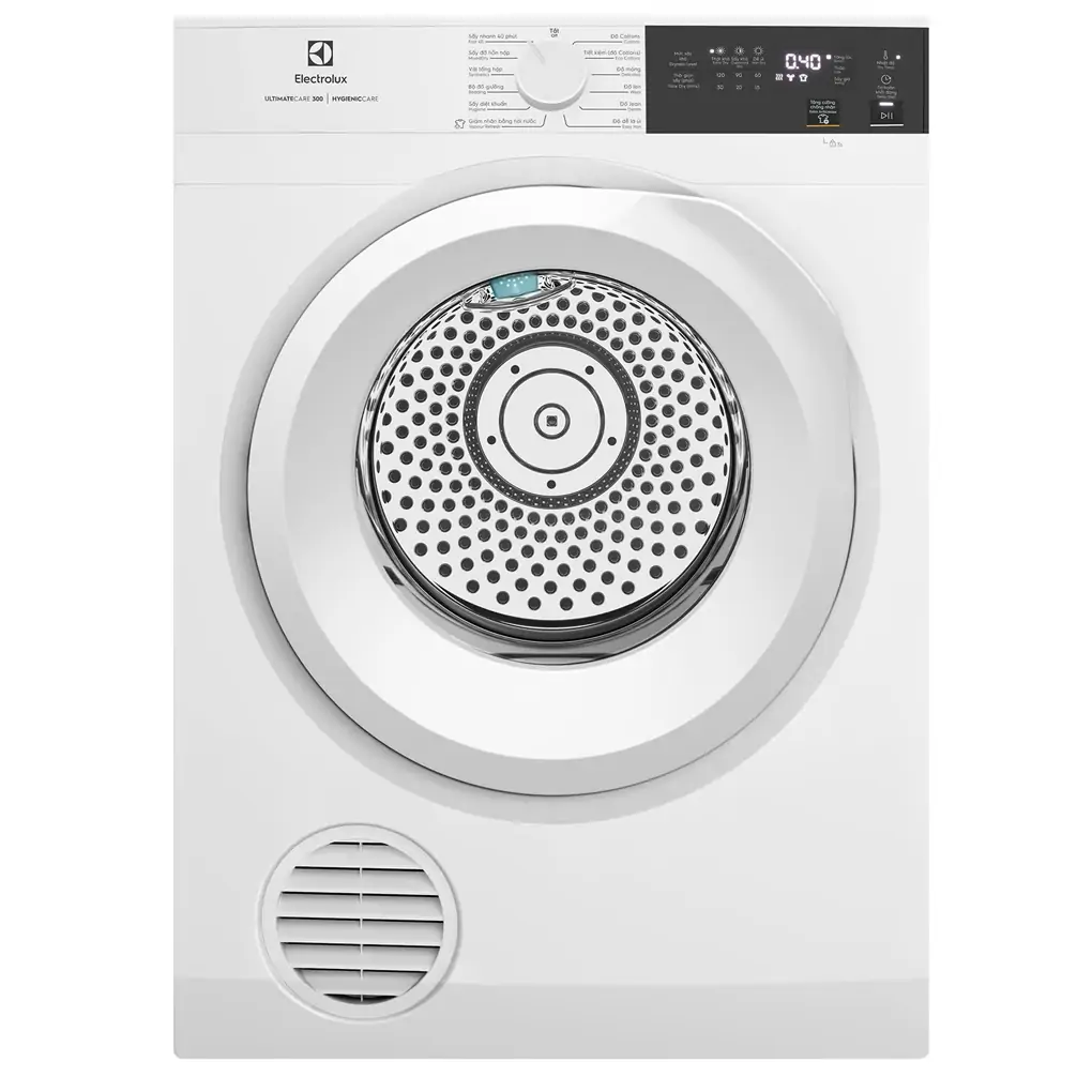 Máy Sấy Thông Hơi Electrolux 9 Kg EDS904H3WC