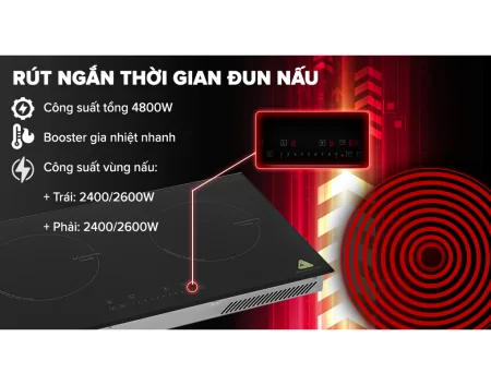 Bếp Từ Đôi Pramie PRDE-2223 - Đức 6