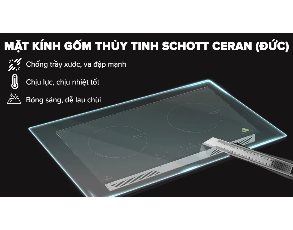 Bếp Từ Đôi Pramie PRDE-2223 - Đức 7