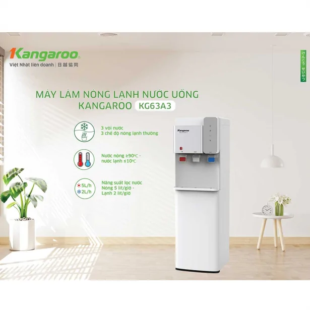 Máy Làm Nóng Lạnh Nước Uống Kangaroo KG63A3