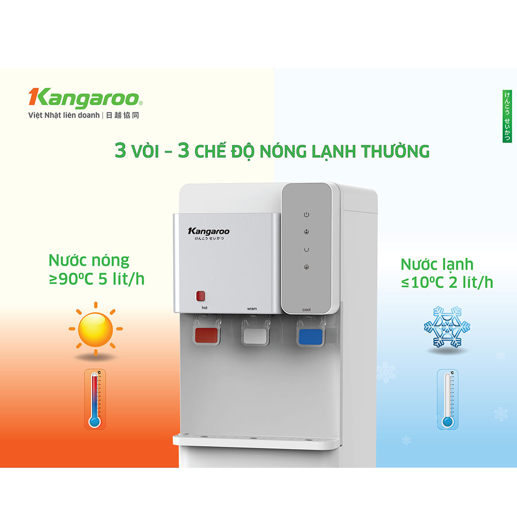 Máy Làm Nóng Lạnh Nước Uống Kangaroo KG63A3 4