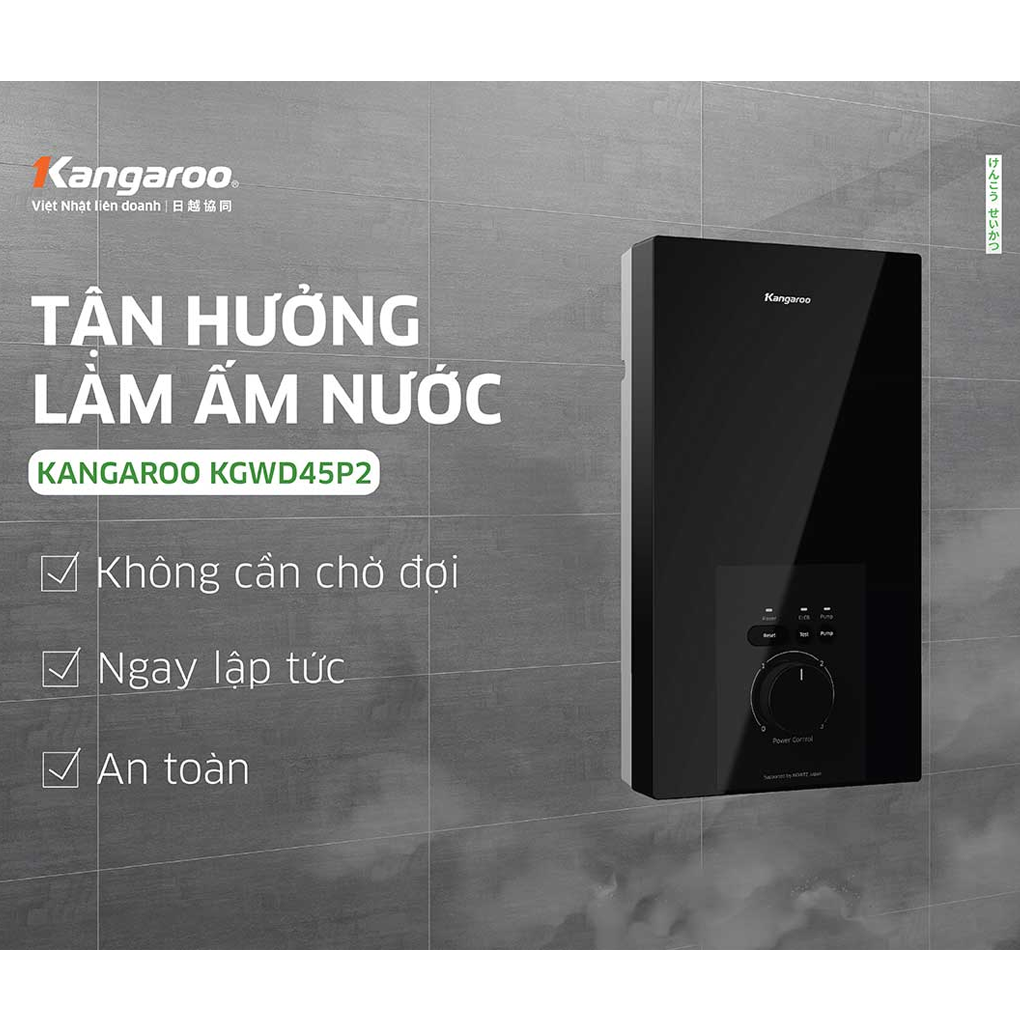 Máy Nước Nóng Trực Tiếp Kangaroo KGWD45P2 7