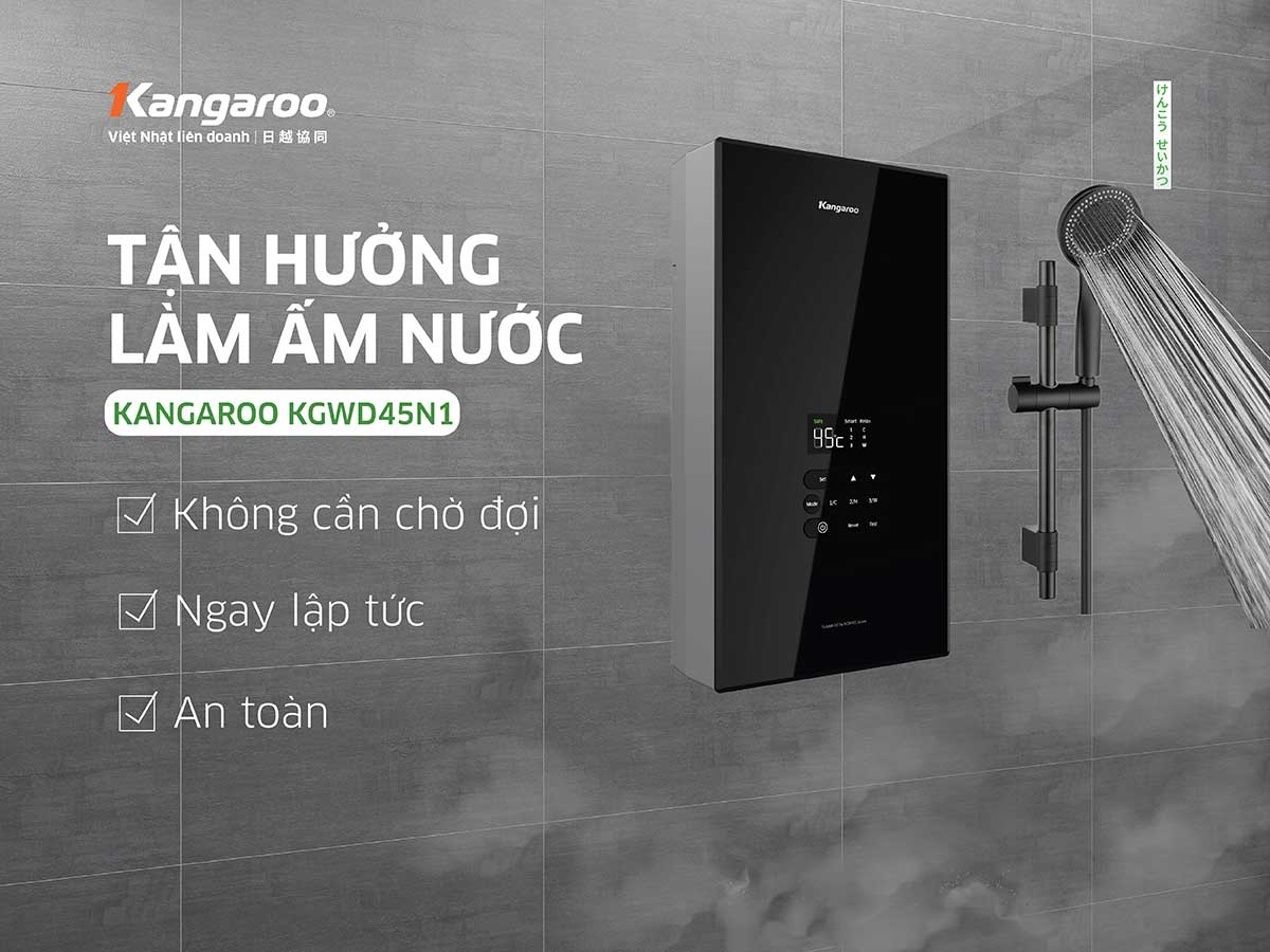 Máy Nước Nóng Trực Tiếp Kangaroo KGWD45N1 8