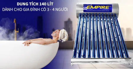Máy Nước Nóng Năng Lượng Mặt Trời Empire PPR 1214 140 Lít 9