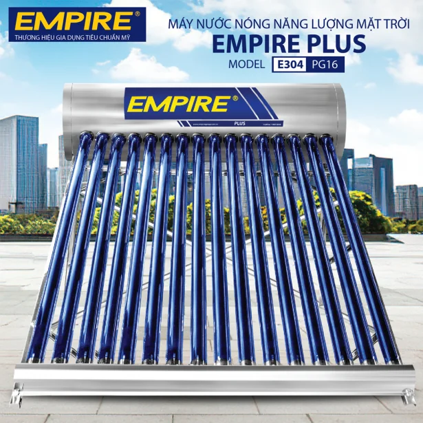 Máy Nước Nóng Năng Lượng Mặt Trời Empire Titan EPNL-TT 1516 160 Lít