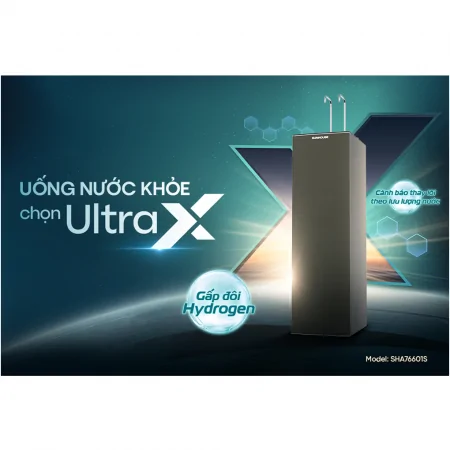 Máy Lọc Nước RO Nóng Nguội Lạnh UltraX Sunhouse SHA76601S 11 Lõi 6