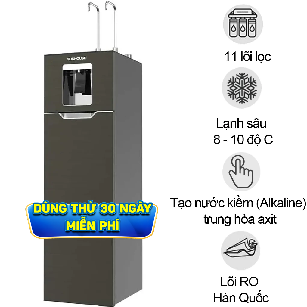 M&aacute;y Lọc Nước RO UltraX Ion Kiềm SHA76668SH 11 L&otilde;i