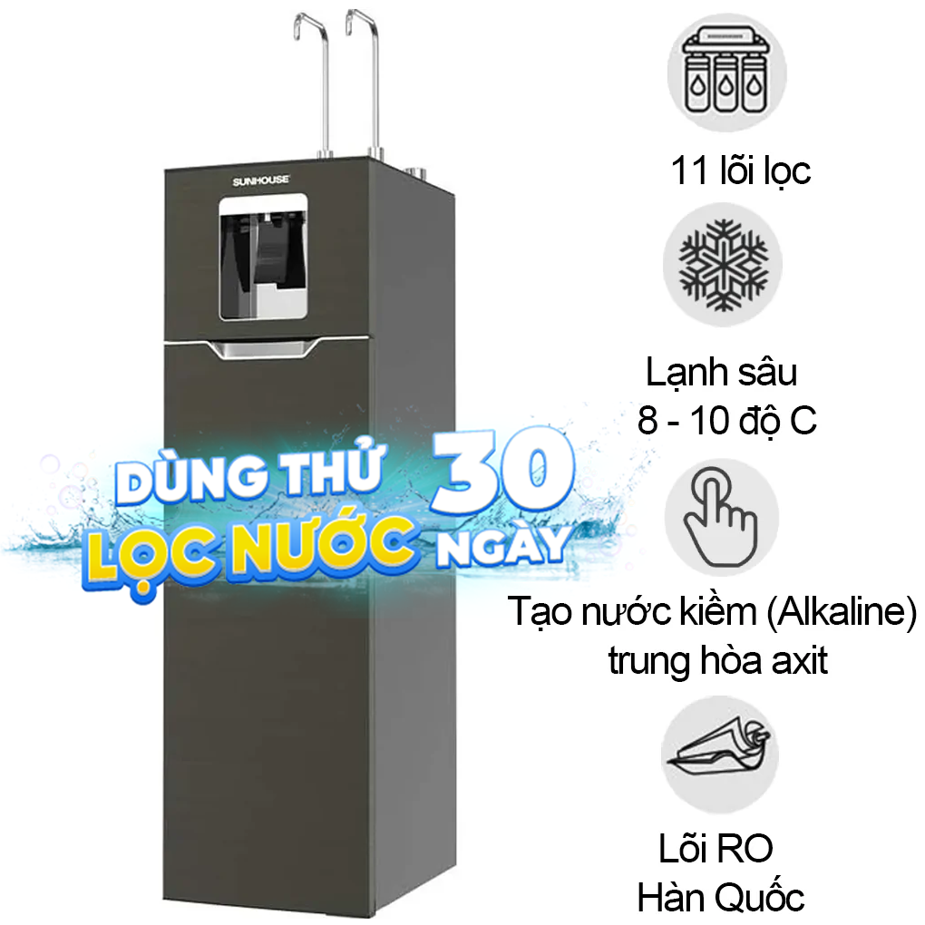 M&aacute;y Lọc Nước RO UltraX Ion Kiềm SHA76668SH 11 L&otilde;i