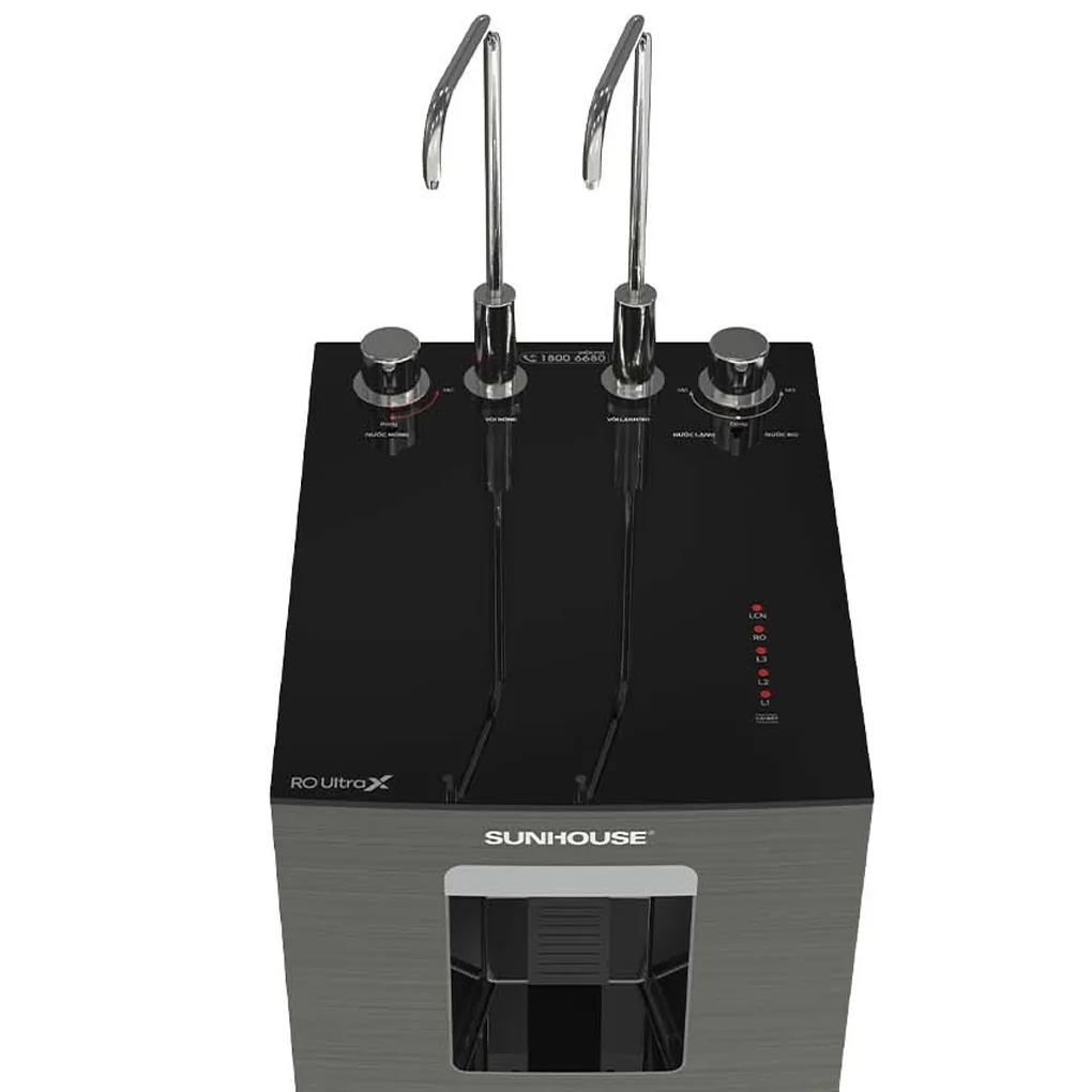 Máy Lọc Nước RO Nóng Nguội Lạnh Hydrogen Sunhouse UltraX SHA76668SH 11 Lõi 1