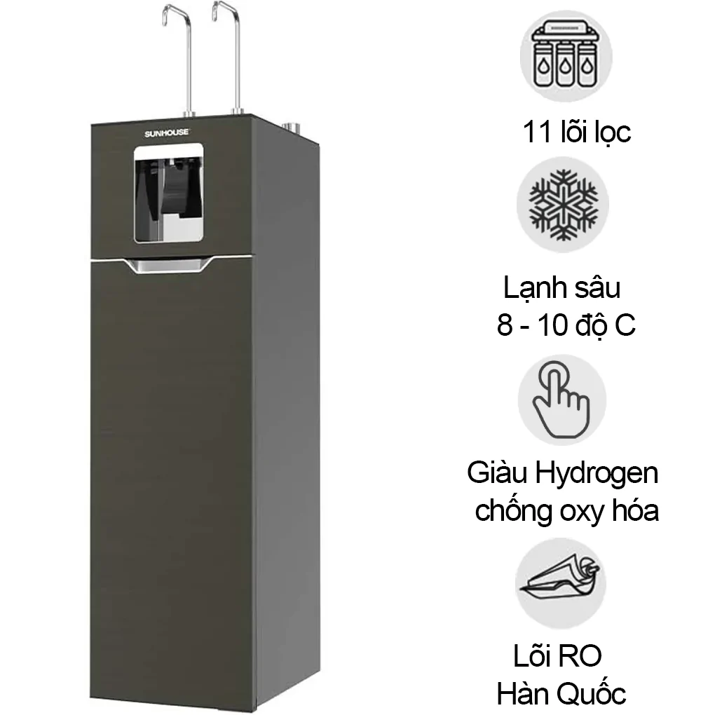 Máy Lọc Nước RO Nóng Nguội Lạnh Hydrogen 11 Lõi UltraX SHA76688SH