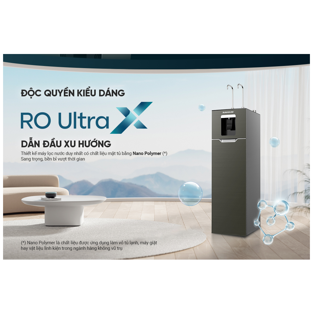 Máy Lọc Nước RO Nóng Nguội Lạnh Hydrogen Sunhouse 11 Lõi UltraX SHA76688SH 10