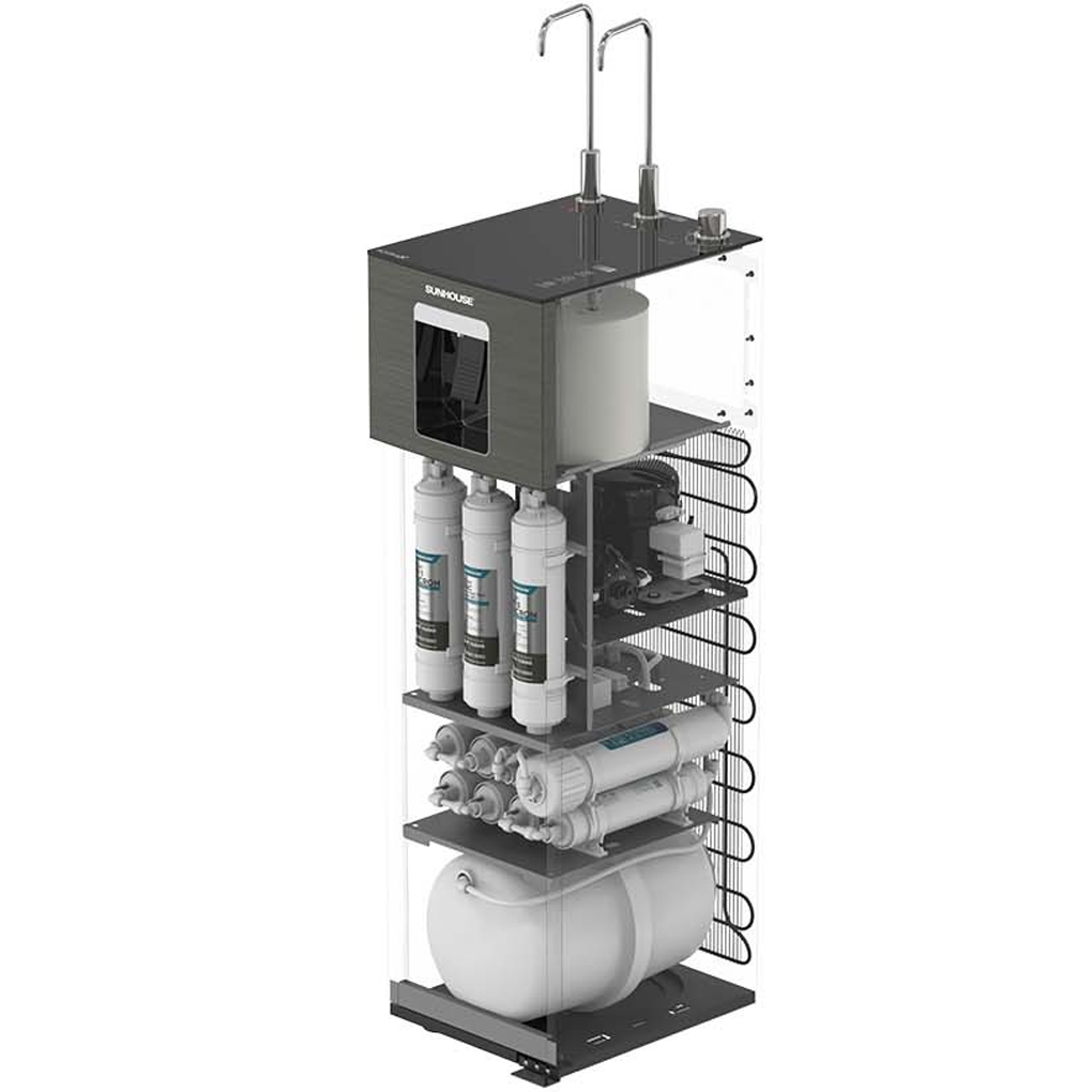 Máy Lọc Nước RO Nóng Nguội Lạnh Hydrogen Sunhouse 11 Lõi UltraX SHA76688SH 4