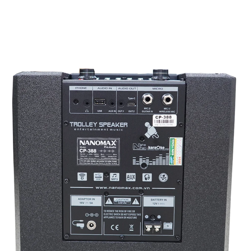 Loa Kéo Di Động Nanomax CP-388 5