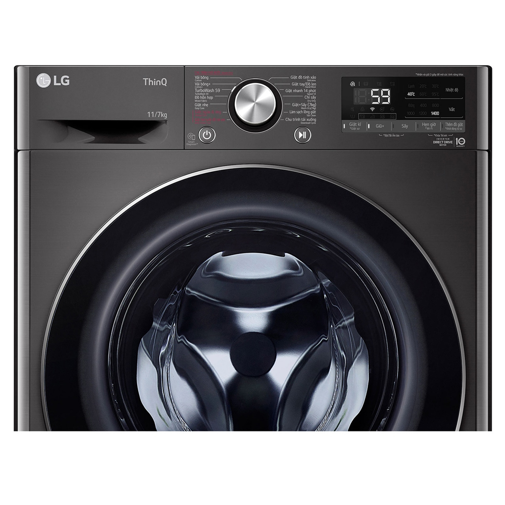 Máy Giặt Sấy LG Inverter 11/7 Kg FV1411D4B 3