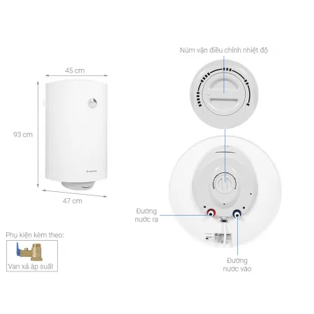 Máy Nước Nóng Gián Tiếp Ariston PRO R 100 V 2.5 FE 100 Lít 5