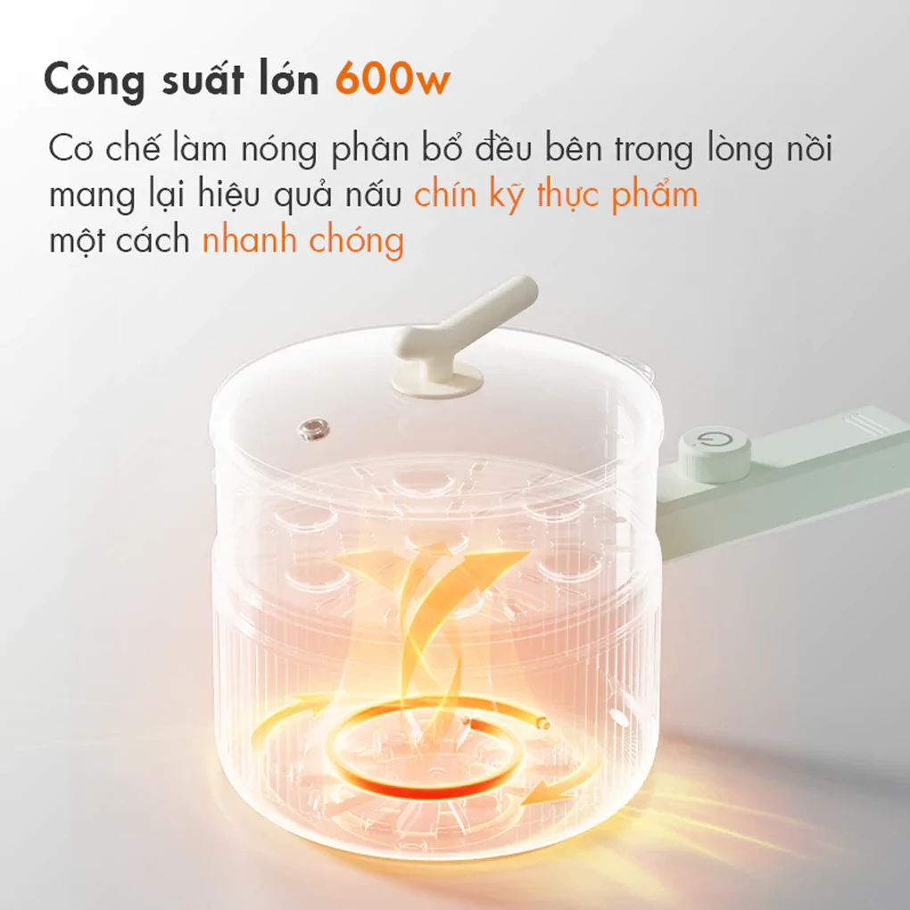 Nồi Điện Đa Năng Gaabor EC-20M01A 2.0 Lít 5