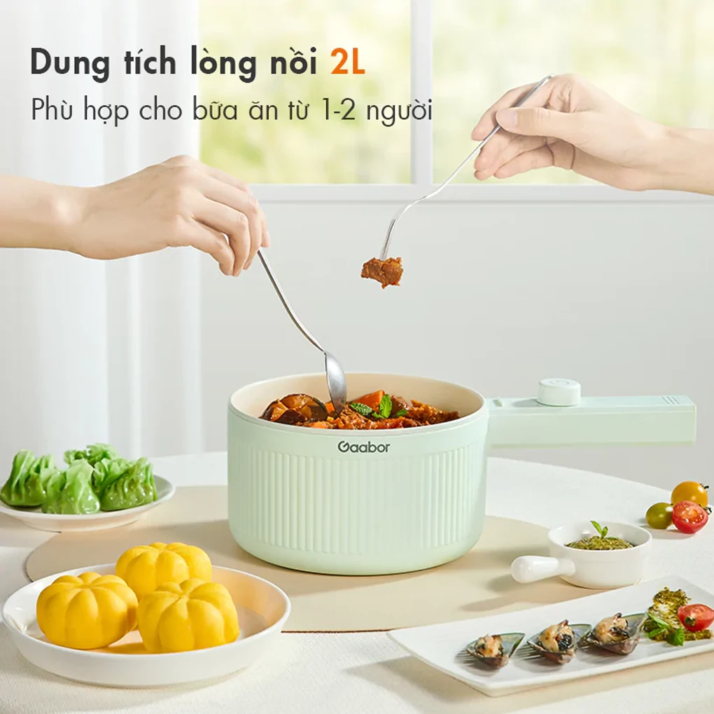 Nồi Điện Đa Năng Gaabor EC-20M01A 2.0 Lít 6