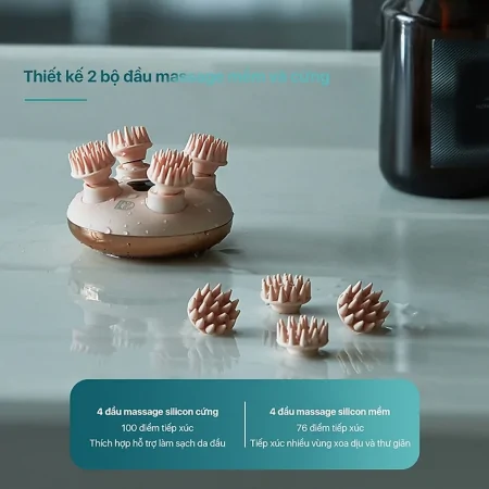 Máy Massage Đầu Mini Philips PPM1301 Hồng 4