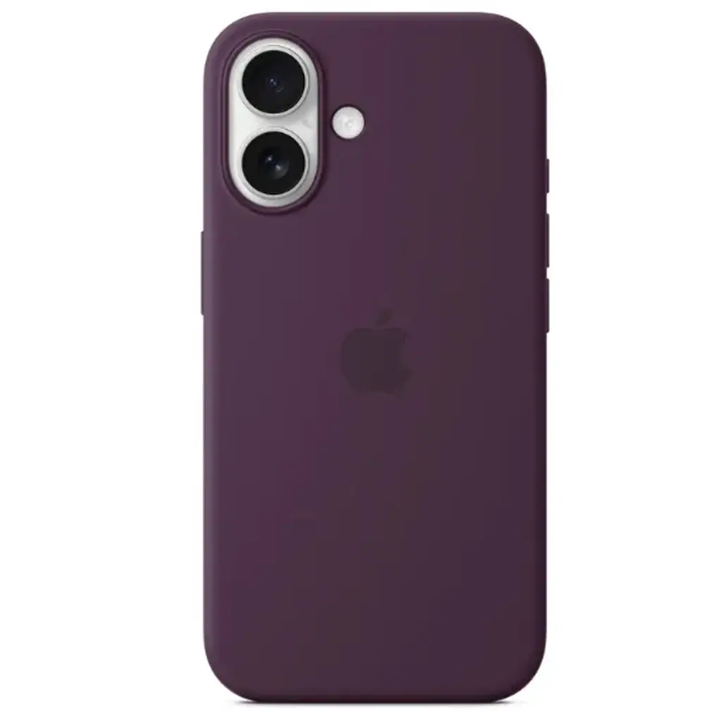 Ốp Lưng iPhone 16 Silicone Case Plum