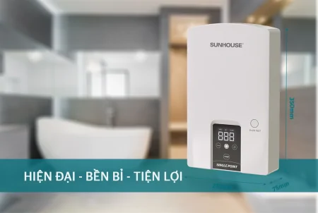 Máy Nước Nóng Trực Tiếp Sunhouse SHA-9453EP 4500W 5