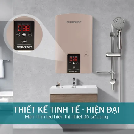 Máy Nước Nóng Trực Tiếp Sunhouse SHA-9454EP 4500W 2