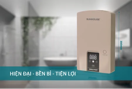 Máy Nước Nóng Trực Tiếp Sunhouse SHA-9454EP 4500W 5
