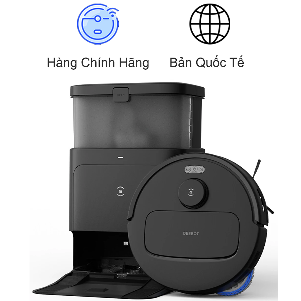Robot Hút Bụi Lau Nhà N30 Pro Omni Đen