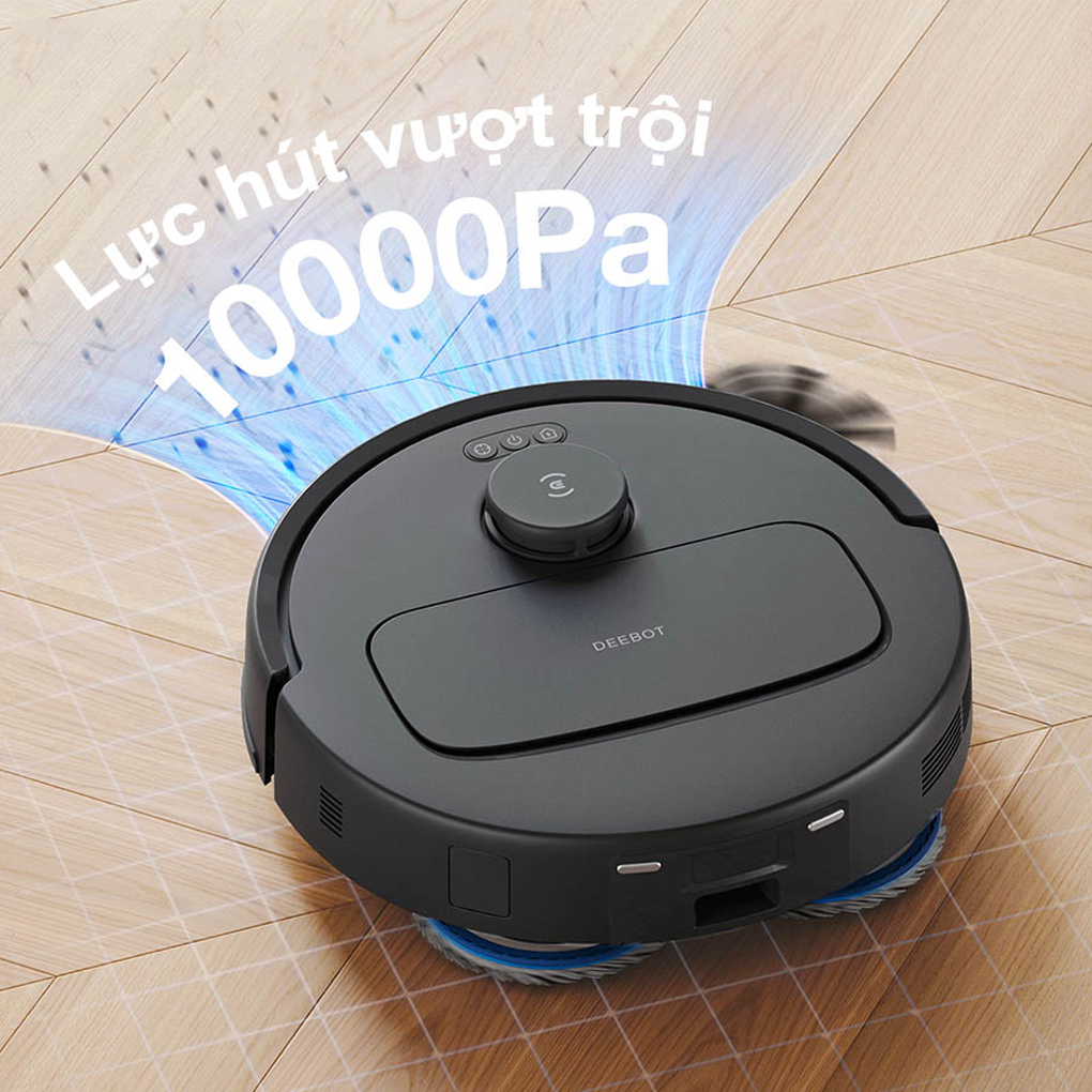 Robot Hút Bụi Lau Nhà Ecovacs Deebot N30 Pro Omni Đen 13