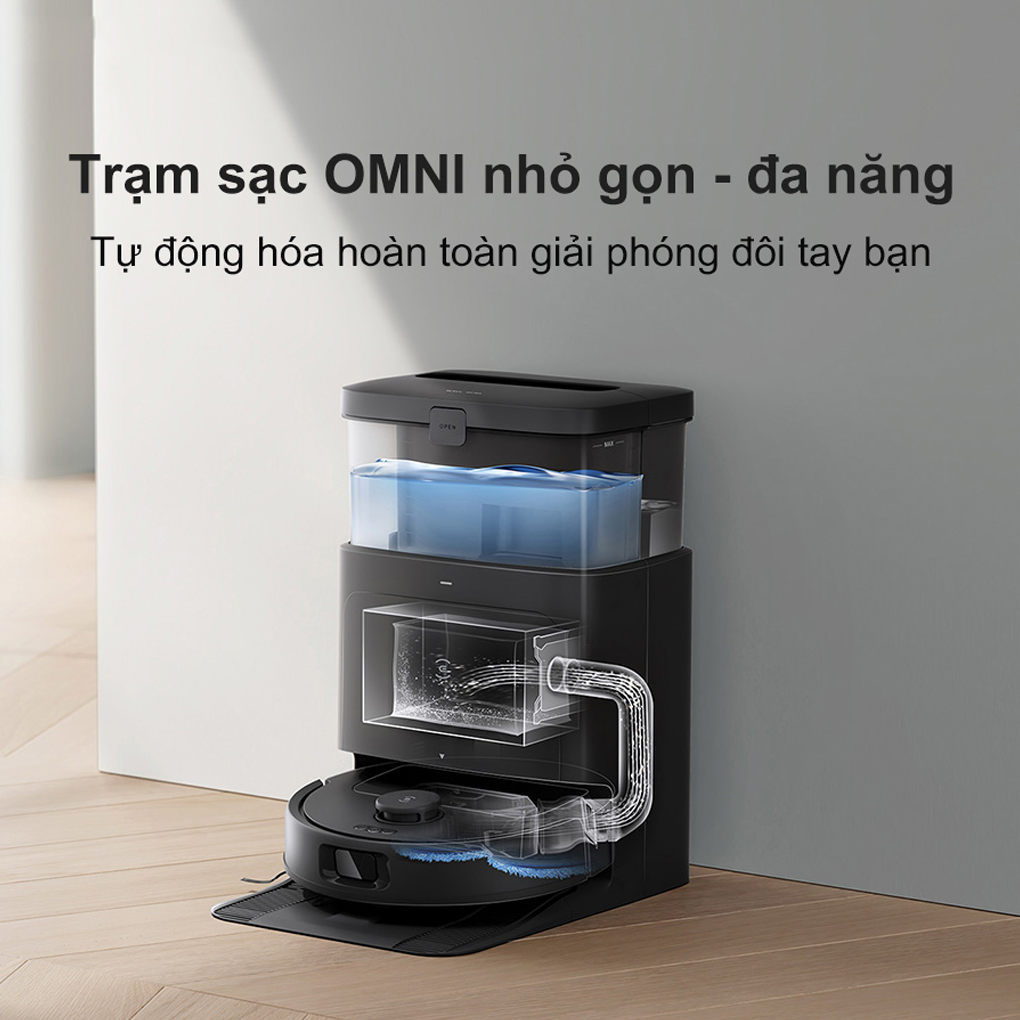 Robot Hút Bụi Lau Nhà Ecovacs Deebot N30 Pro Omni Trắng 11