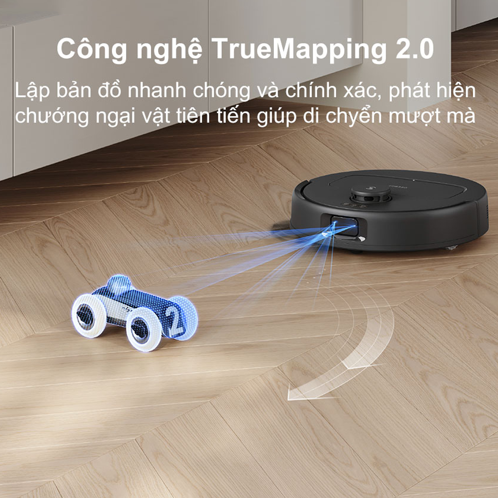 Robot Hút Bụi Lau Nhà Ecovacs Deebot N30 Pro Omni Trắng 14