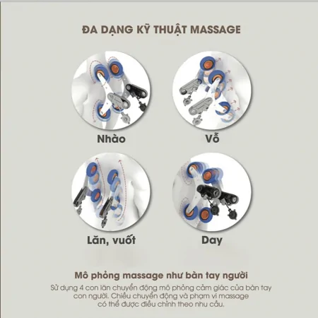 Ghế Massage HERO iPrime H-6611BR Nâu 3