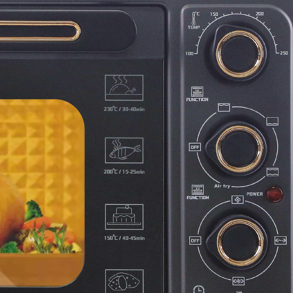 Lò Chiên Không Dầu Kết Hợp Nướng Simplehome TOV-38G 38 Lít 1