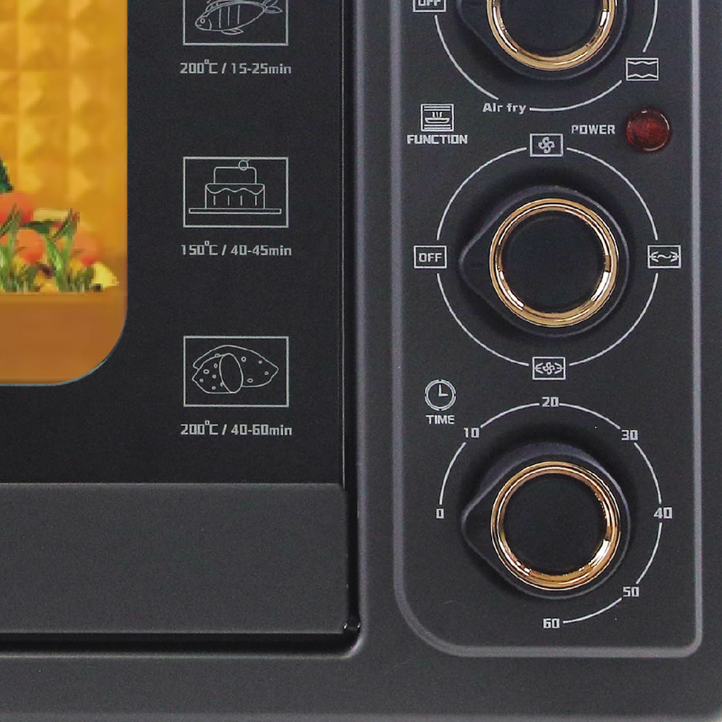 Lò Chiên Không Dầu Kết Hợp Nướng Simplehome TOV-38G 38 Lít 2