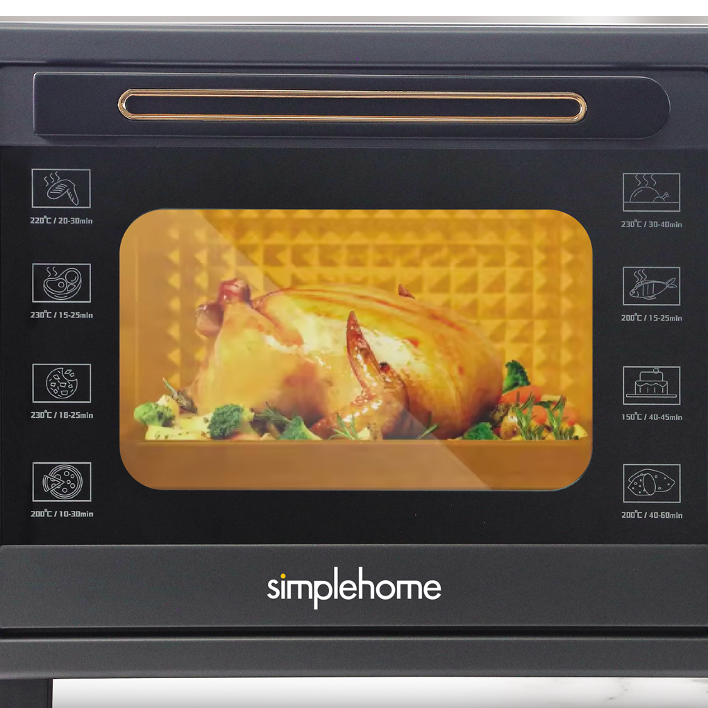 Lò Chiên Không Dầu Kết Hợp Nướng Simplehome TOV-38G 38 Lít 3