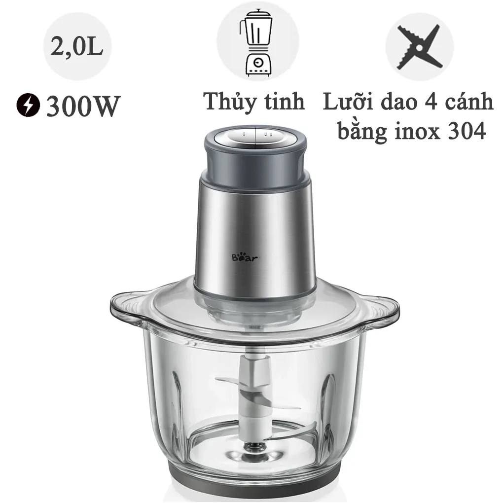 Máy Xay Thịt Đa Năng QSJ-B03Y7 2.0 Lít