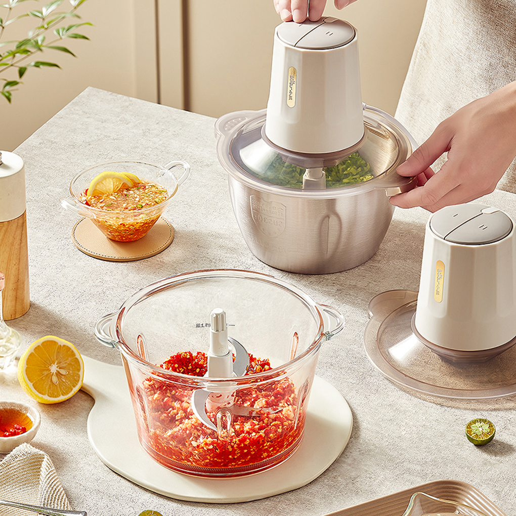 Máy Xay Thịt Bear QSJ-E03B2 2.0 Lít 5